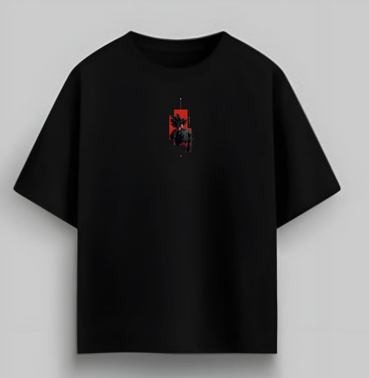 Premium Goku Black Down Shoulder T-shirt