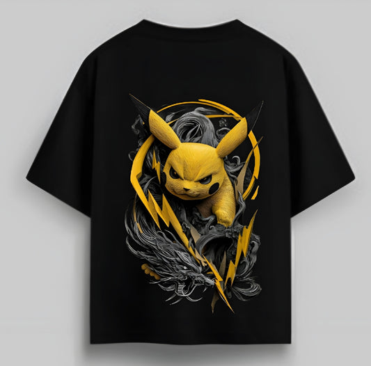 Pikachu Edition Premium Down Shoulder T-Shirt